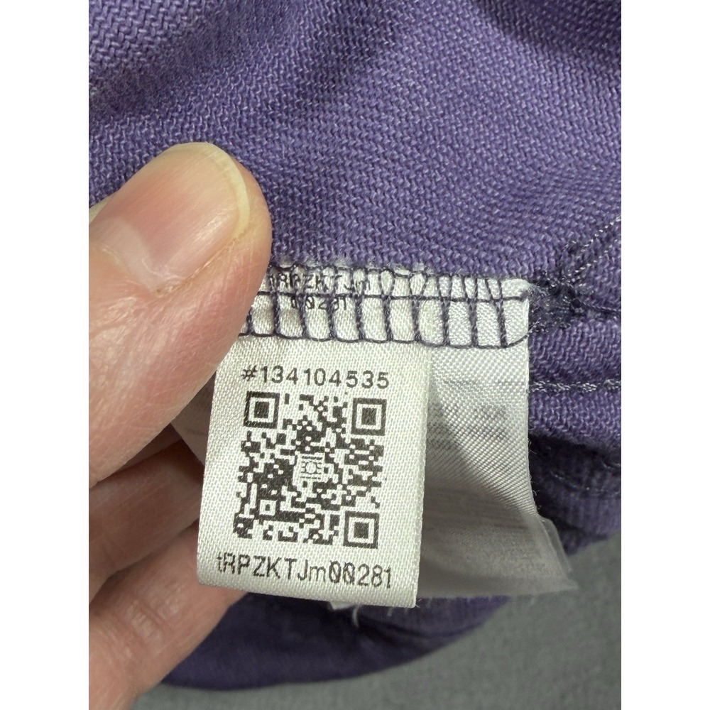 Adidas x Ksenia Schnaider Denim Corset Top Purple Women's 12 Cotton Lace Up - Picture 8 of 9